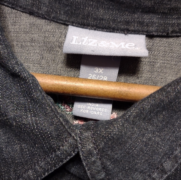 Embroidered Denim shirt/jacket - Picture 3 of 3